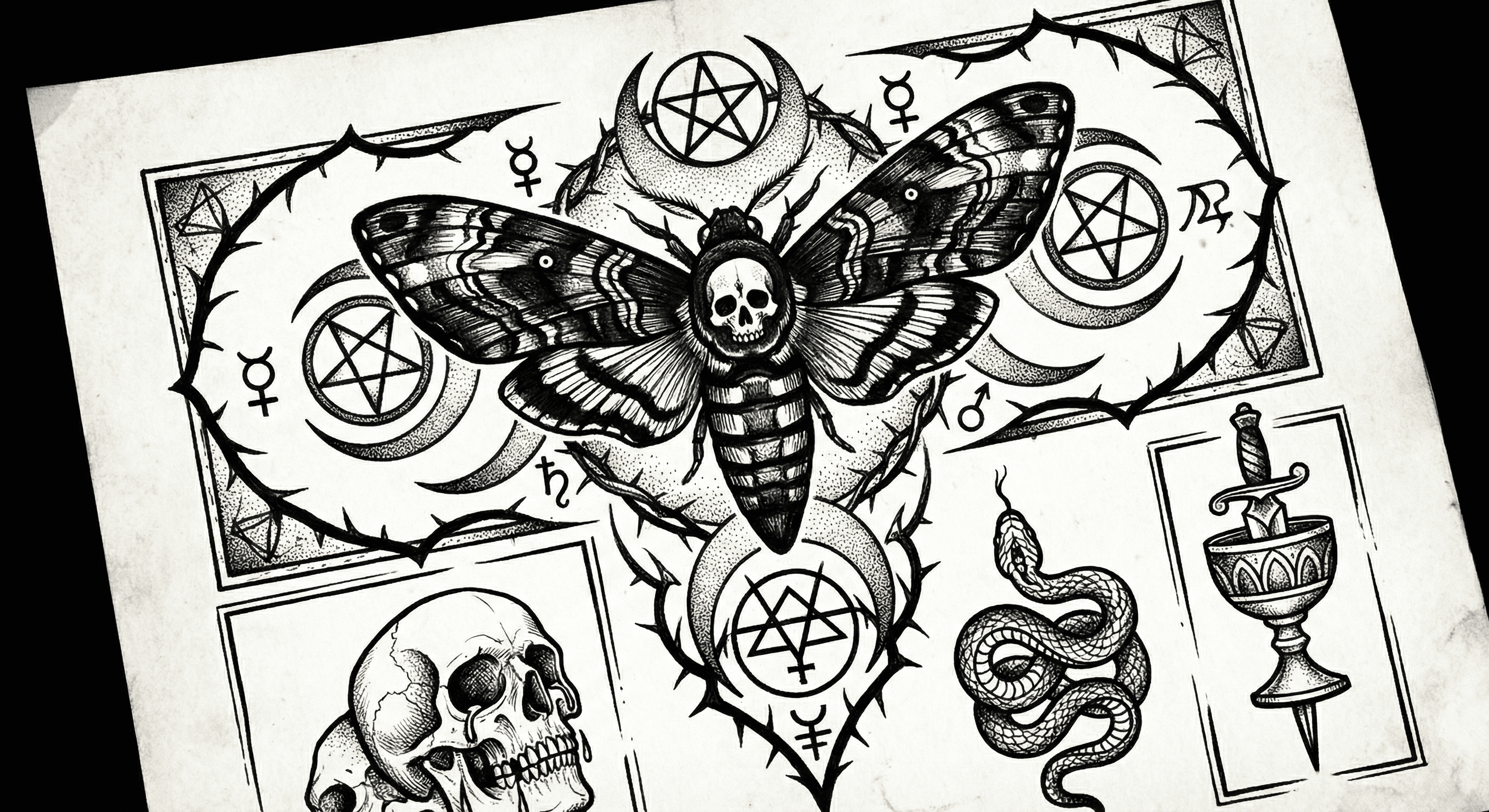 Dark Art tatoveringsstil